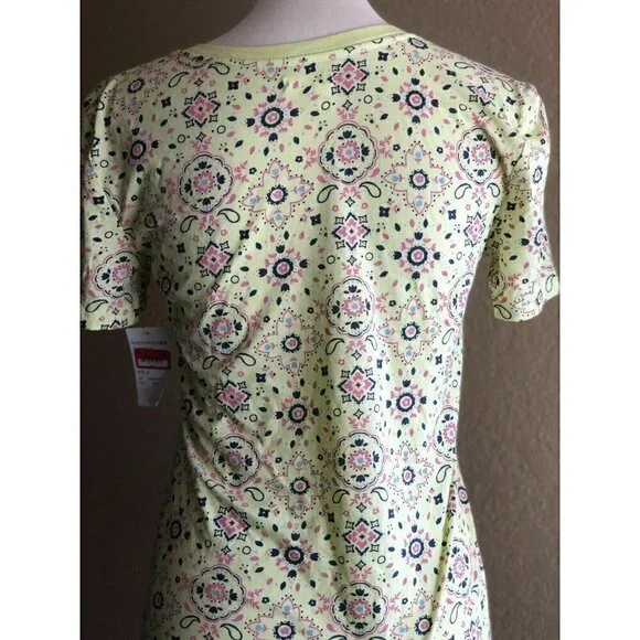 Abound Juniors Green Cotton Blend Casual Tee M - Picture 5 of 8